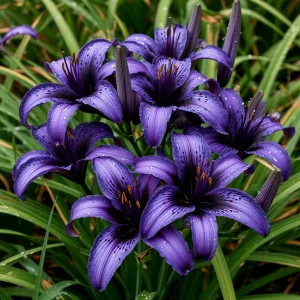 Лилейник Блю Айрис купить по цене от 324р. в интернет-магазине «Посадика» с доставкой почтой в в Когалыме и по всей России – [изображение №1].