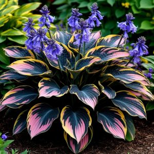 Хоста Пайн Эхо купить по цене от 699р. в интернет-магазине «Посадика» с доставкой почтой в в Когалыме и по всей России – [изображение №1].